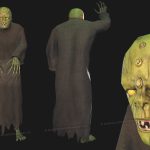 aa-aaa 3d realistic game character and creature modeling for games low poly to high poly assets