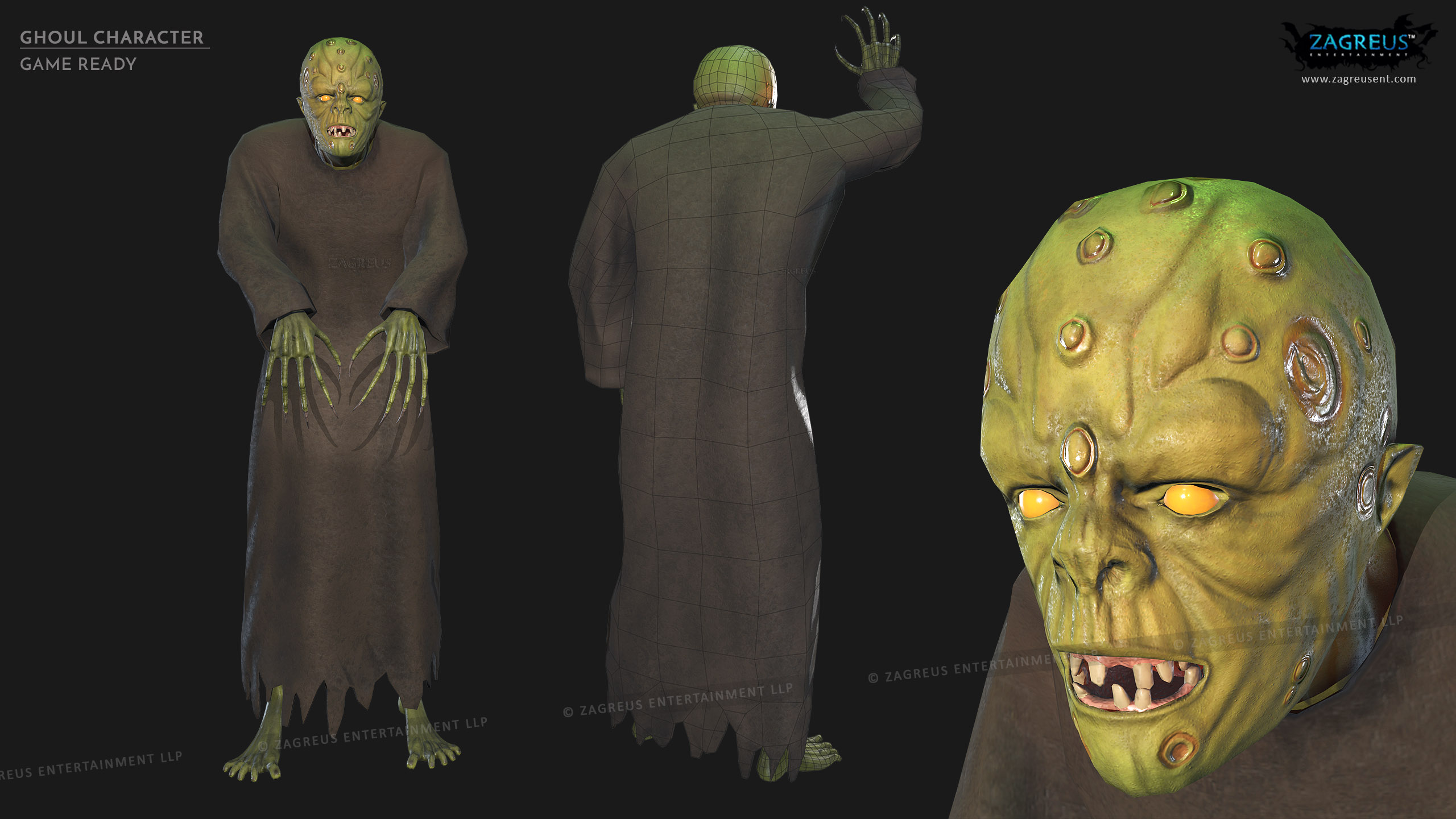 aa-aaa 3d realistic game character and creature modeling for games low poly to high poly assets