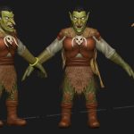 aa-aaa 3d realistic game character and creature modeling for games low poly to high poly assets