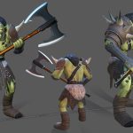 aa-aaa 3d realistic game character and creature modeling for games low poly to high poly assets