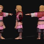 aa-aaa 3d realistic game character and creature modeling for games low poly to high poly assets