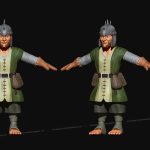 aa-aaa 3d realistic game character and creature modeling for games low poly to high poly assets