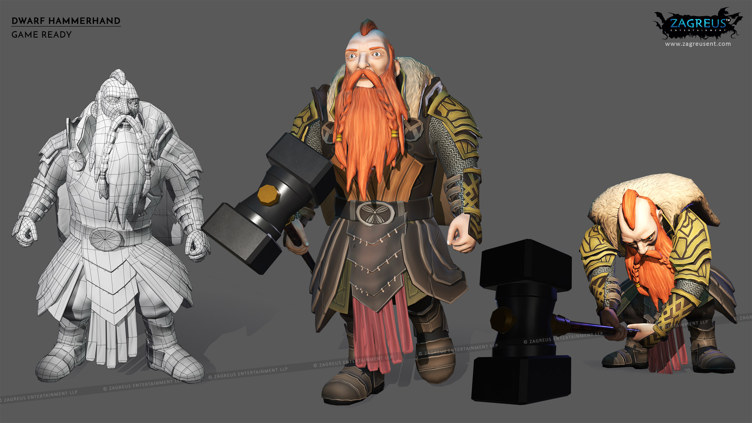 aa-aaa 3d realistic game character and creature modeling for games low poly to high poly assets