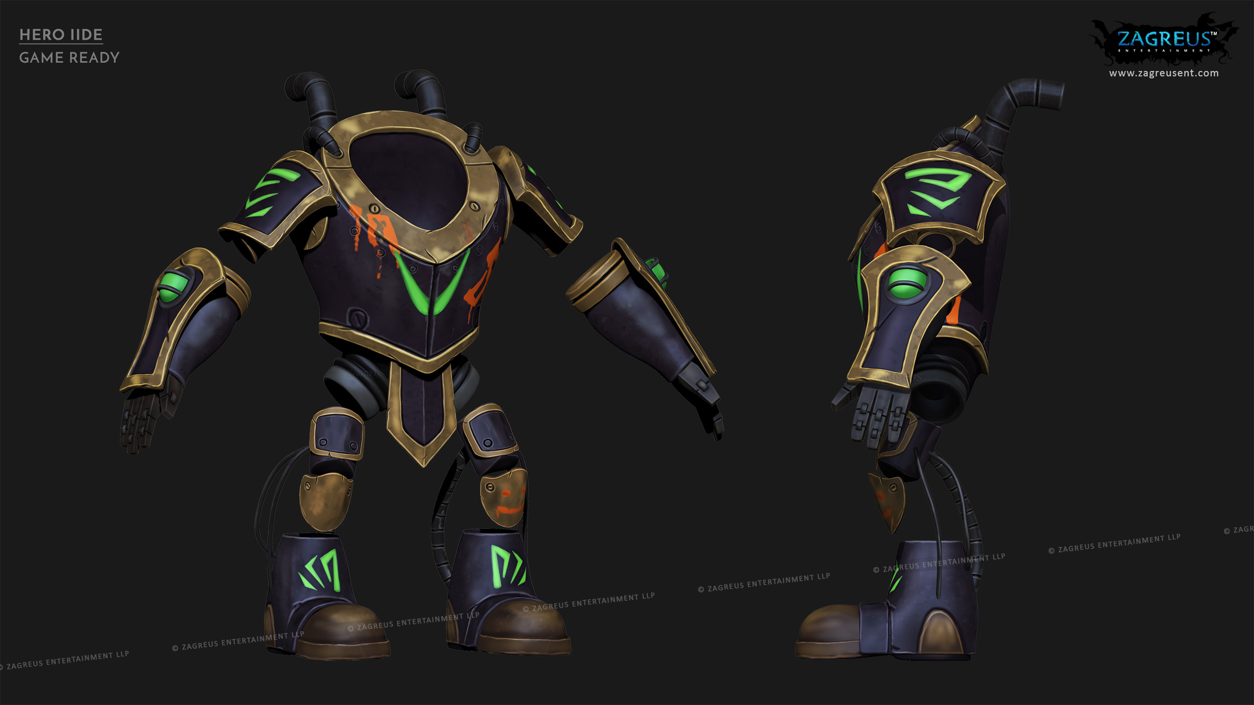 aa-aaa 3d realistic game character and creature modeling for games low poly to high poly assets