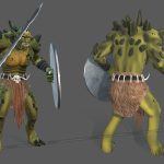 aa-aaa 3d realistic game character and creature modeling for games low poly to high poly assets