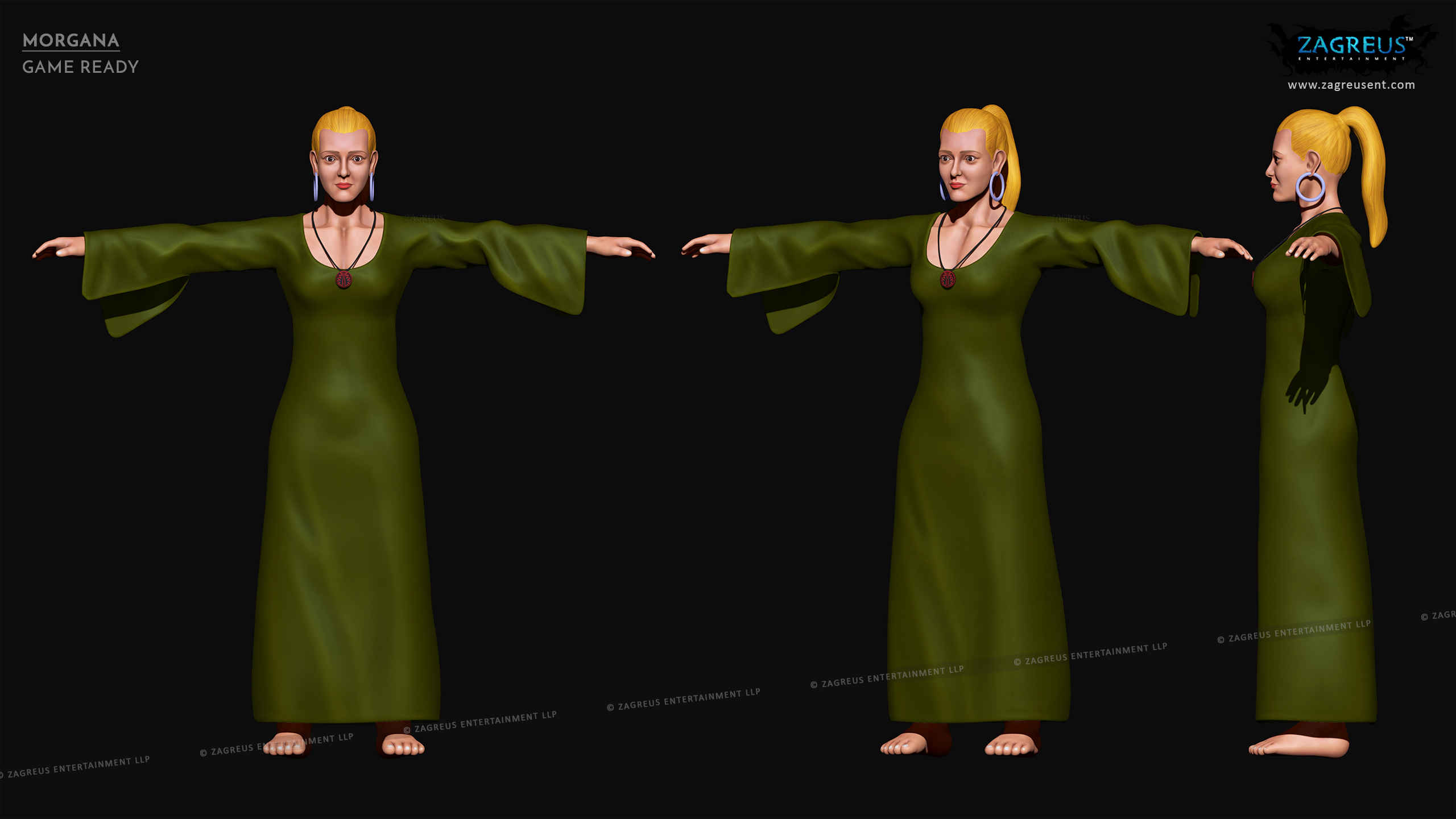 aa-aaa 3d realistic game character and creature modeling for games low poly to high poly assets