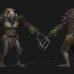 aa-aaa 3d realistic game character and creature modeling for games low poly to high poly assets