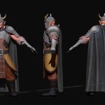 aa-aaa 3d realistic game character and creature modeling for games low poly to high poly assets