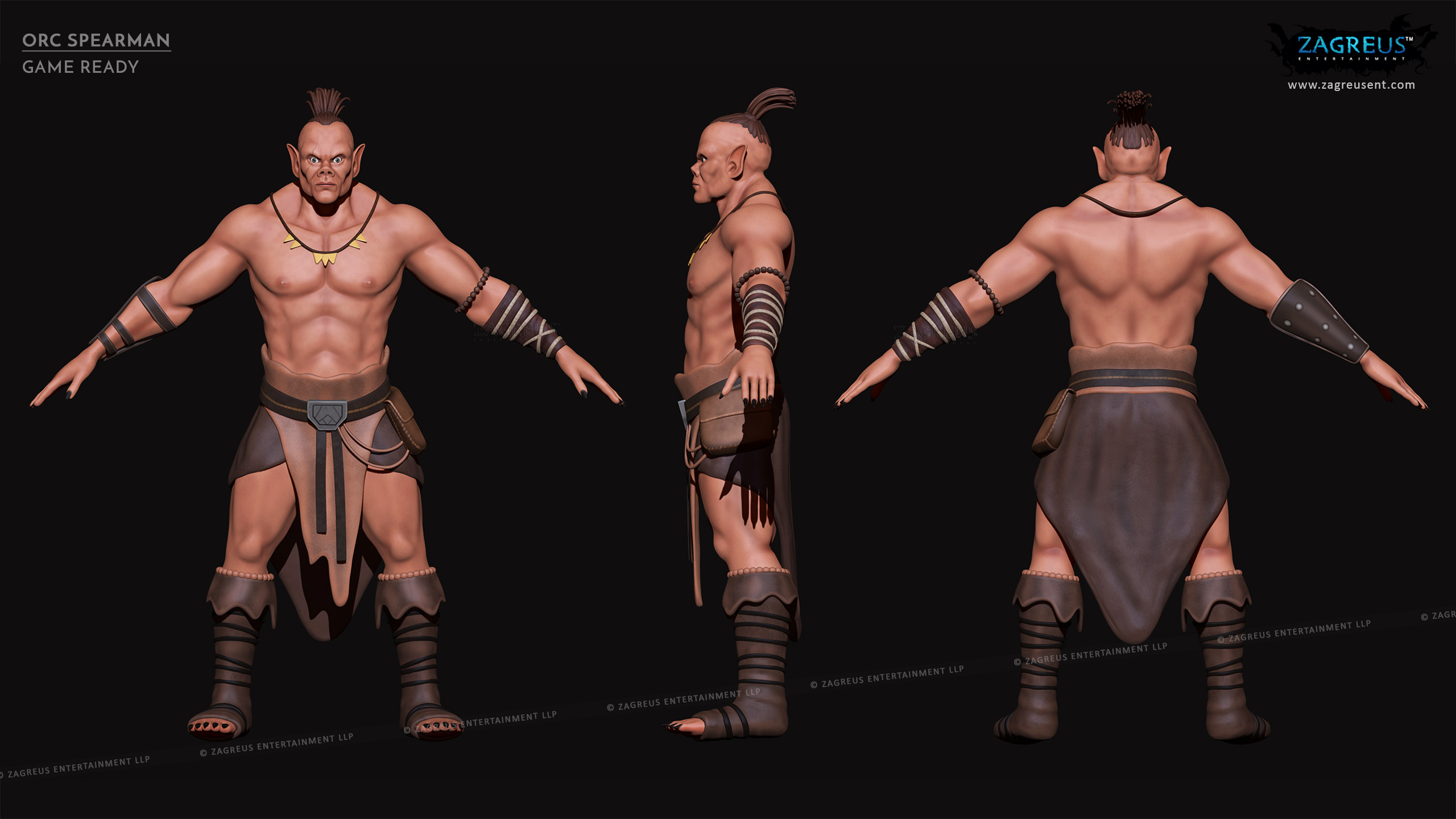 aa-aaa 3d realistic game character and creature modeling for games low poly to high poly assets