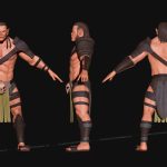 aa-aaa 3d realistic game character and creature modeling for games low poly to high poly assets