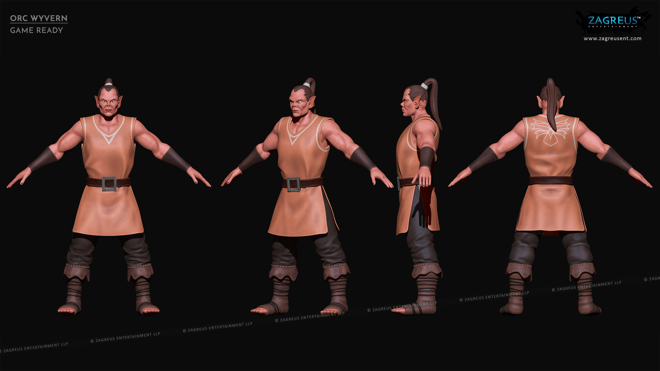 aa-aaa 3d realistic game character and creature modeling for games low poly to high poly assets