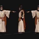 aa-aaa 3d realistic game character and creature modeling for games low poly to high poly assets