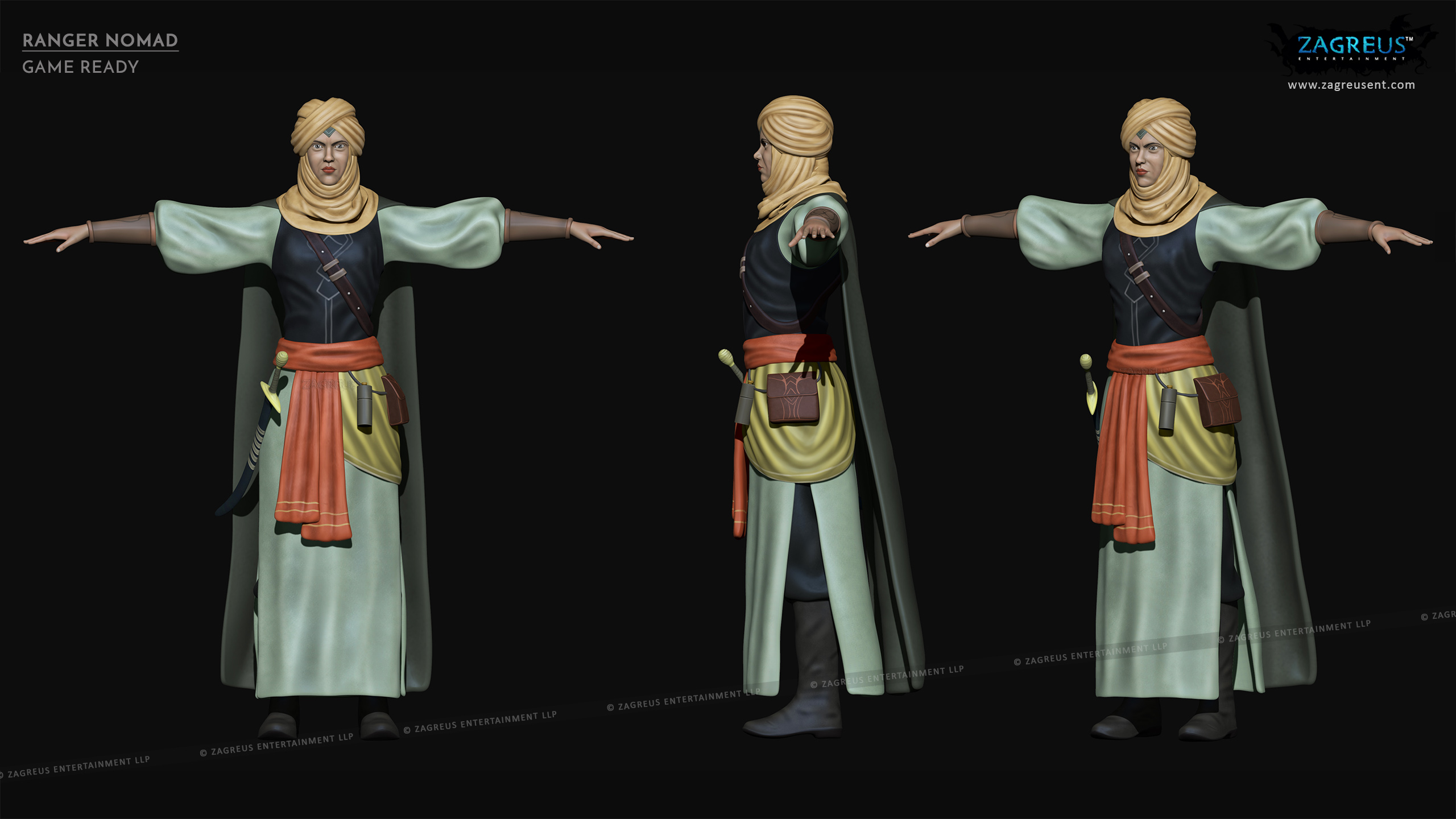 aa-aaa 3d realistic game character and creature modeling for games low poly to high poly assets