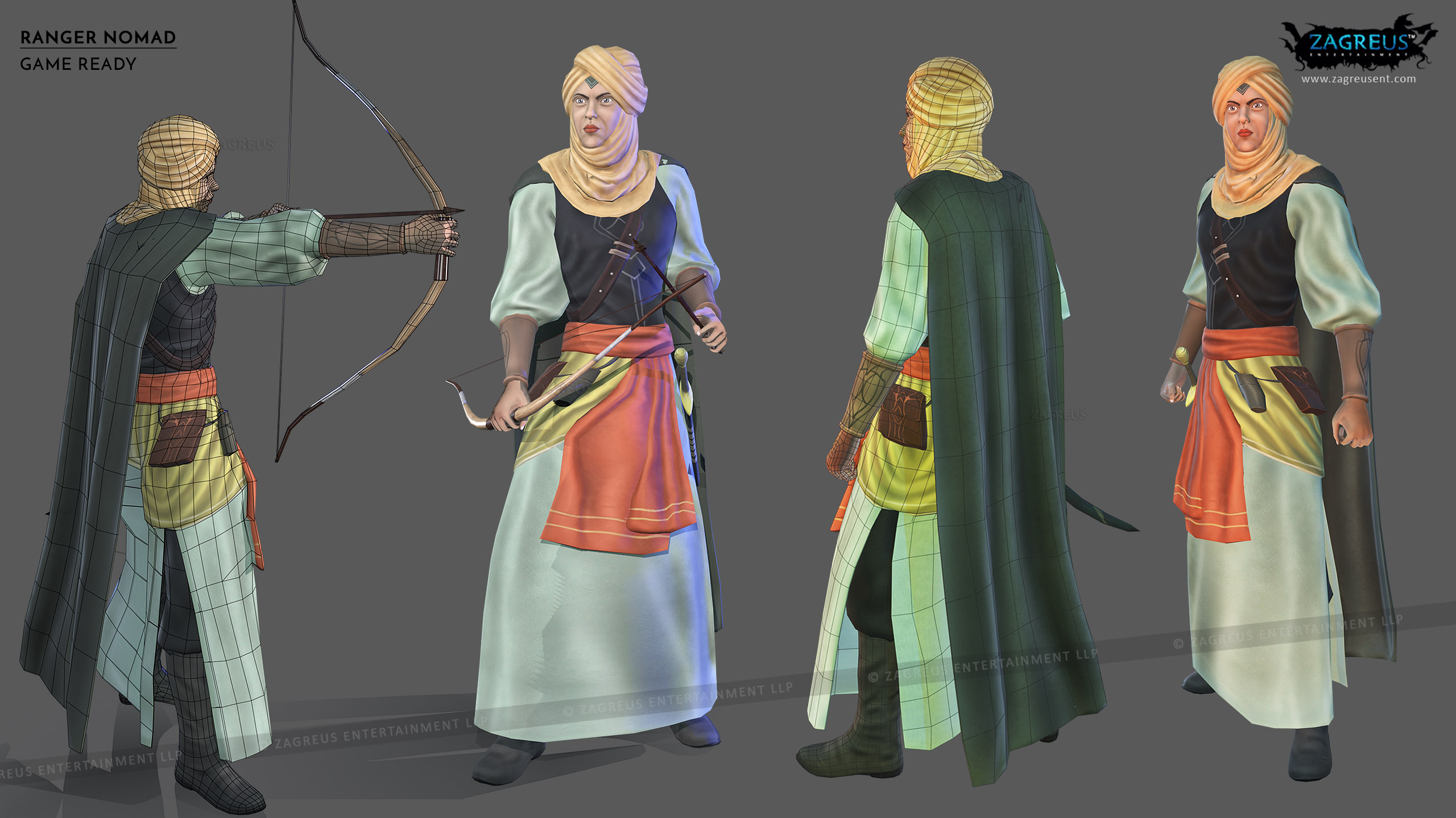 aa-aaa 3d realistic game character and creature modeling for games low poly to high poly assets