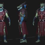 aa-aaa 3d realistic game character and creature modeling for games low poly to high poly assets