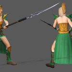 aa-aaa 3d realistic game character and creature modeling for games low poly to high poly assets
