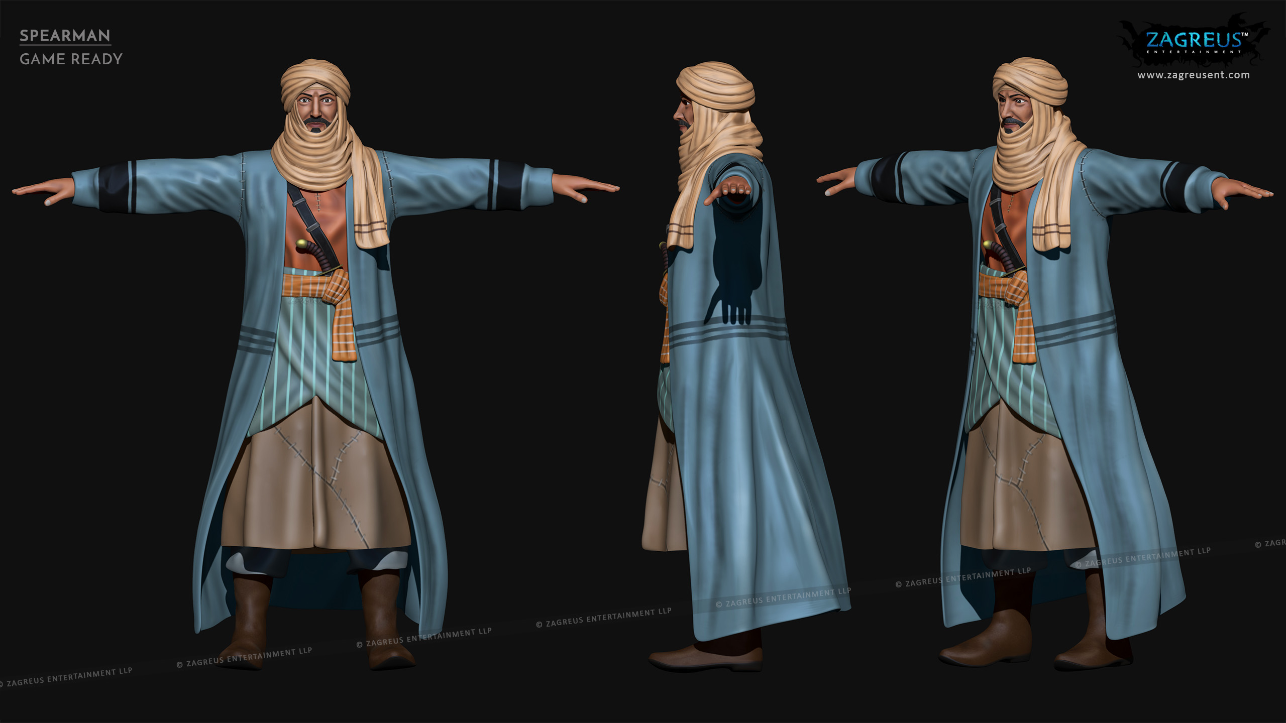 aa-aaa 3d realistic game character and creature modeling for games low poly to high poly assets