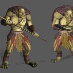 aa-aaa 3d realistic game character and creature modeling for games low poly to high poly assets