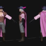 aa-aaa 3d realistic game character and creature modeling for games low poly to high poly assets