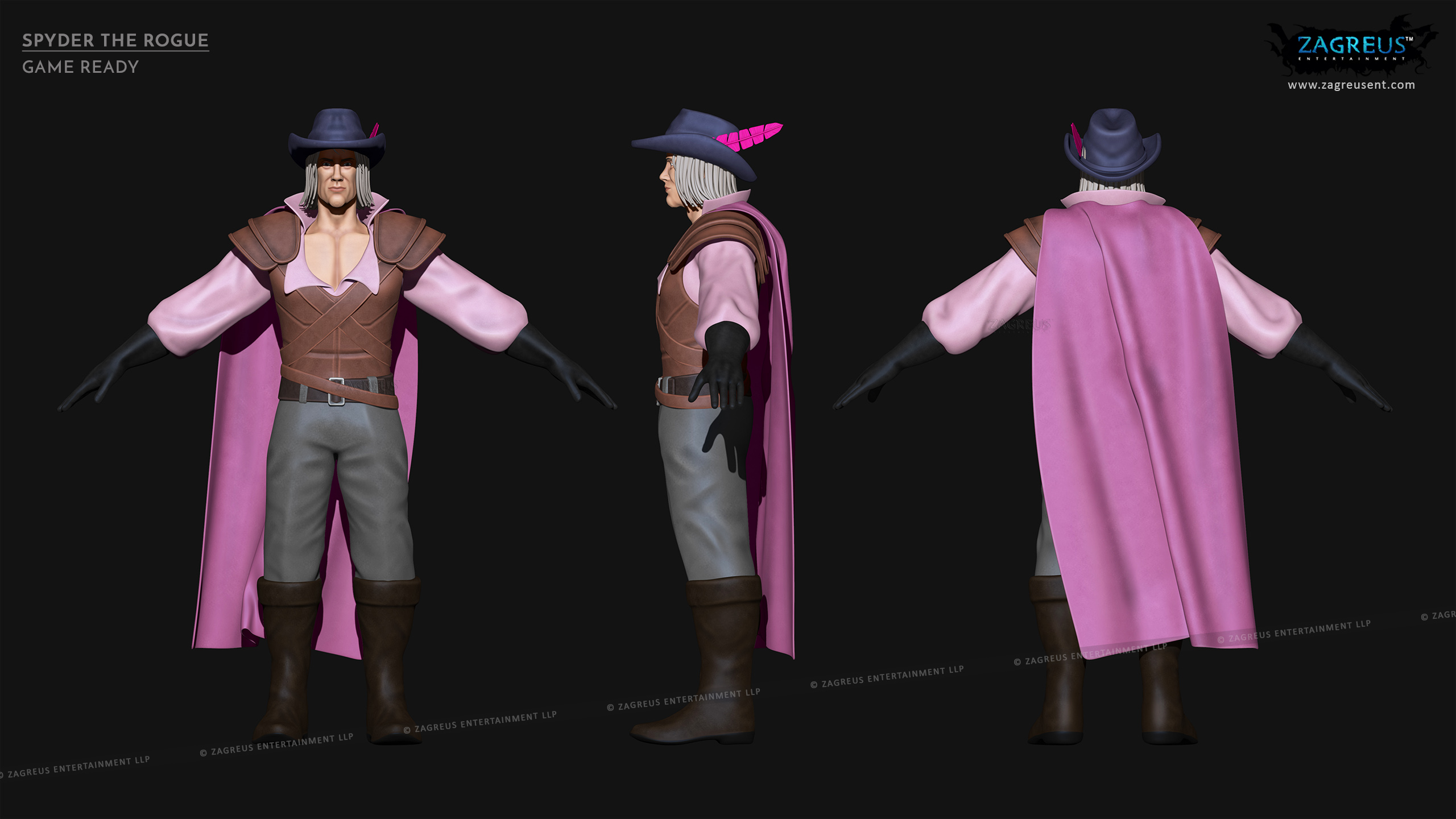 aa-aaa 3d realistic game character and creature modeling for games low poly to high poly assets