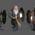 aa-aaa 3d realistic game character and creature modeling for games low poly to high poly assets