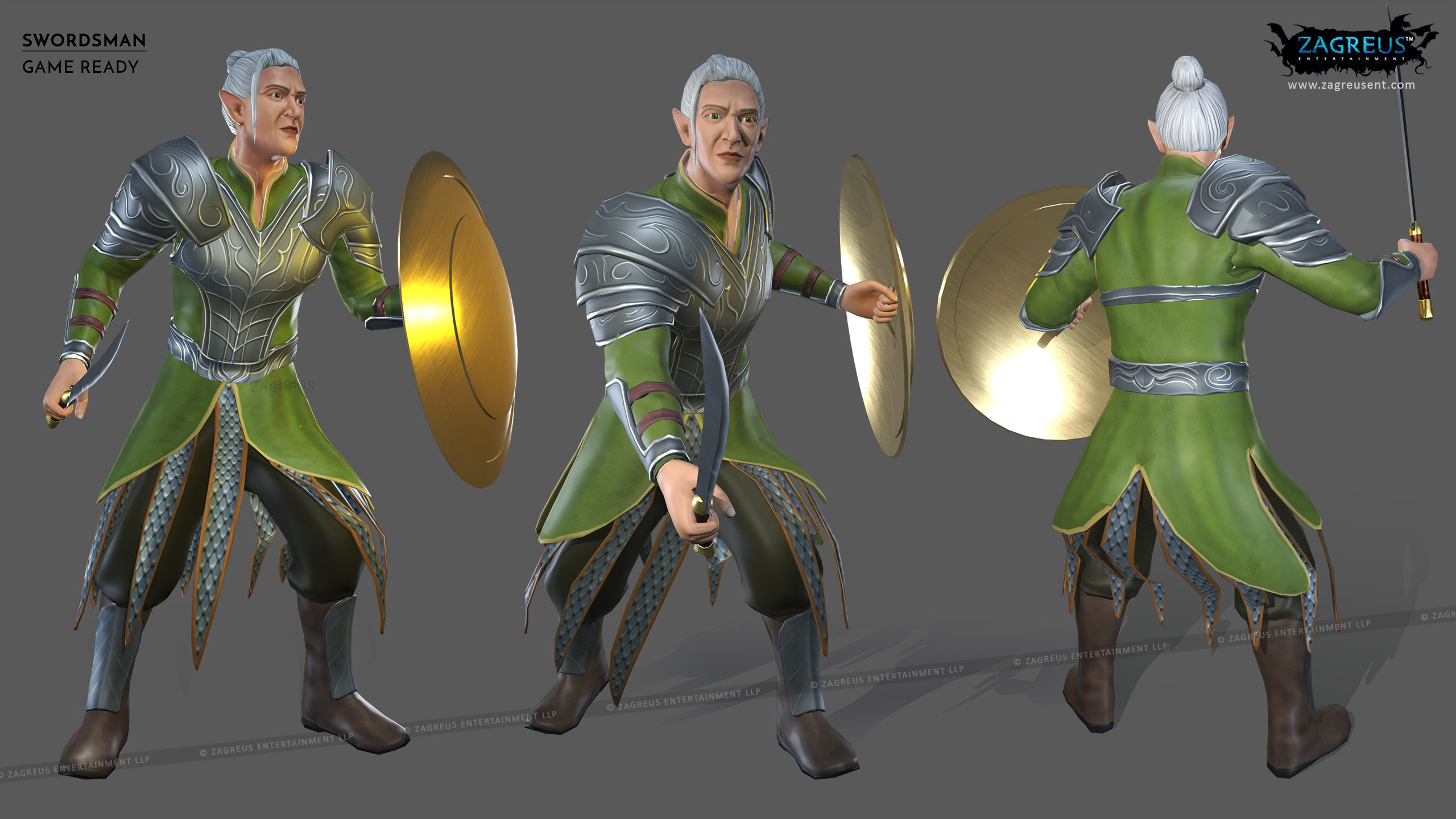 aa-aaa 3d realistic game character and creature modeling for games low poly to high poly assets