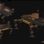 aa-aaa 3d stylized game characters and creatures hand painted and optimized for unity unreal in low to high poly